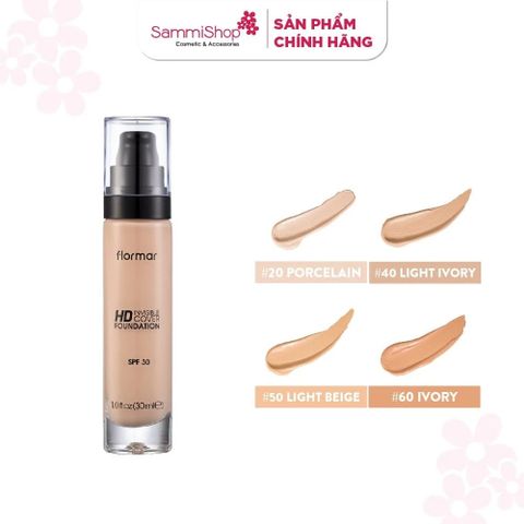 [21.03 - 31.03]  Flormar Kem nền HD Invisible Cover Foundation