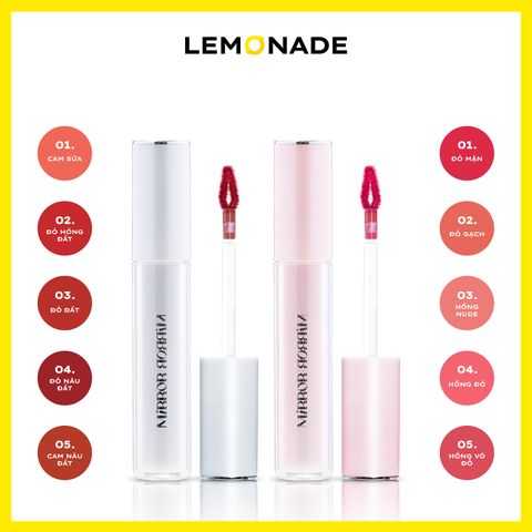 [HÀNG TẶNG KHÔNG BÁN] QT Lemonade Son tint bóng Mirror Mirror Water Tint BẤT KỲ