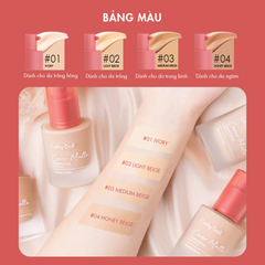 Cathy doll Kem nền Cover mattle foundation SPF 15 PA+++