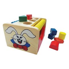 Đồ chơi gỗ Hộp thả hình con thỏ Edugames 8936041416543