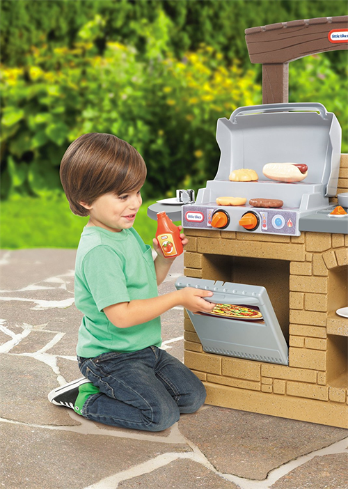 Bộ đồ chơi nhà bếp - lò nướng BBQ little tikes LT-633911M