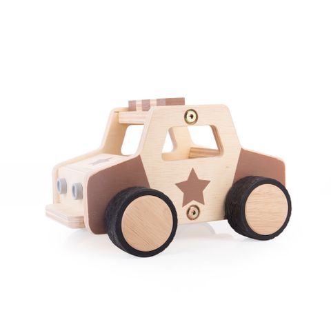 G6724 Guidecraft Wooden Police Car