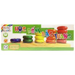 Đồ chơi gỗ Học đếm bậc thang Edugames 893604141659