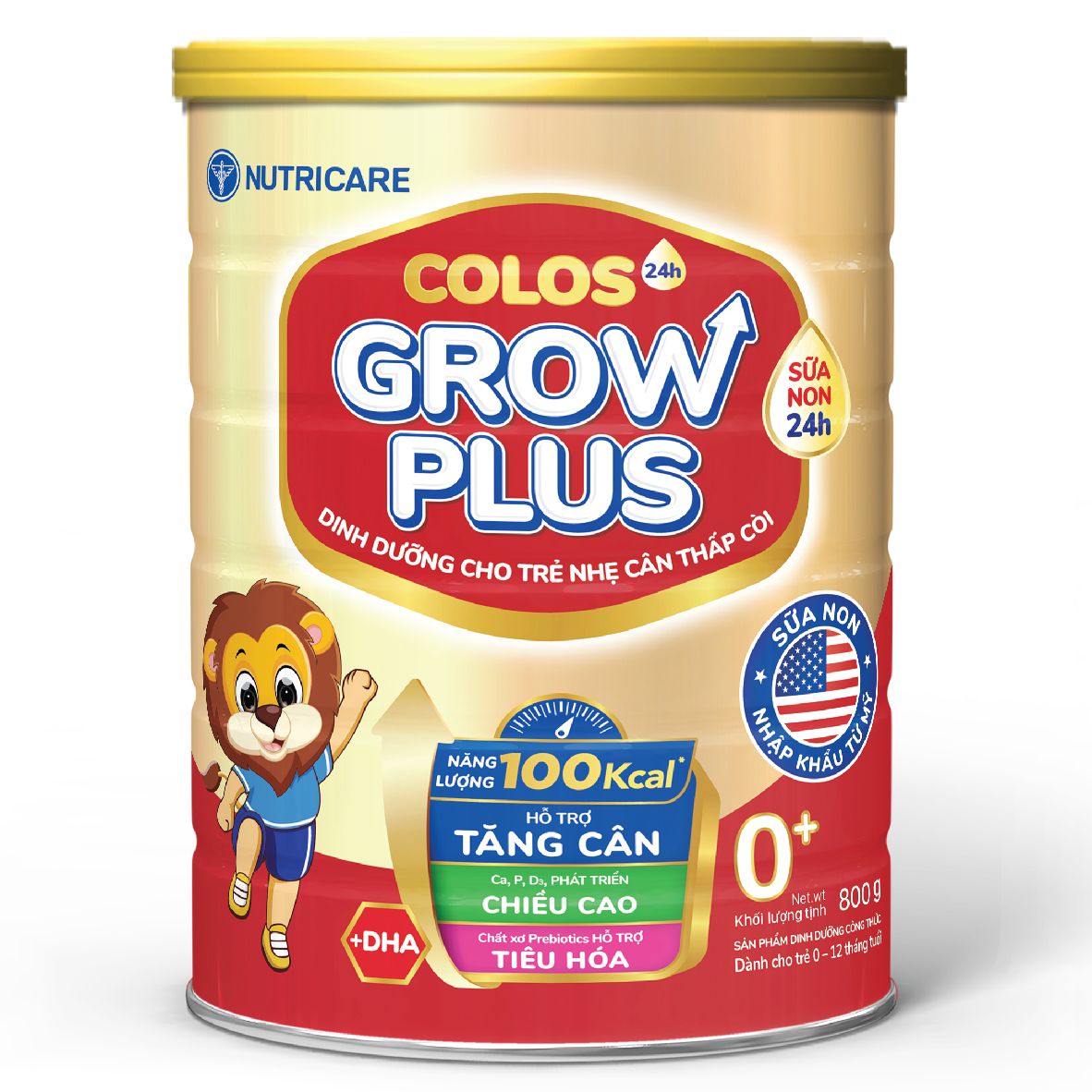  SỮA BỘT COLOS24H GROW PLUS 0+ 