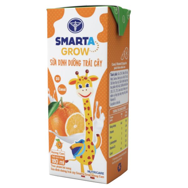  Sữa Trái Cây SMARTA GROW Hương Cam 