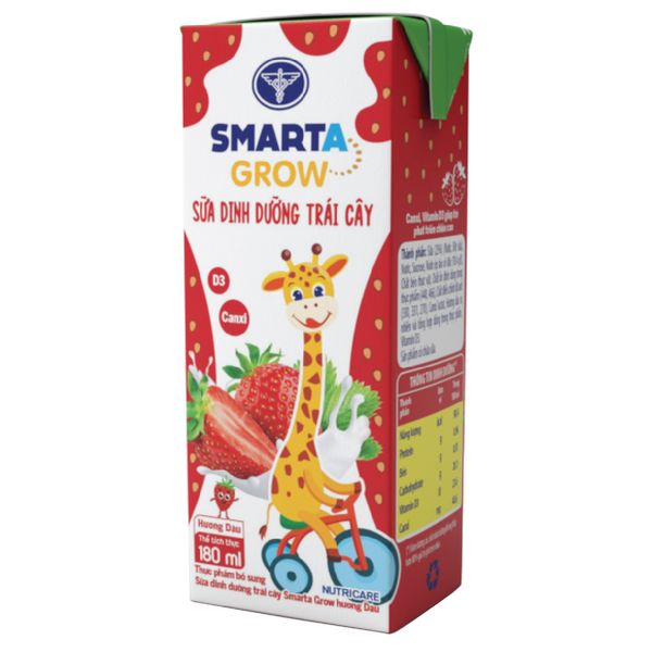  Sữa Trái Cây SMARTA GROW Hương Dâu 