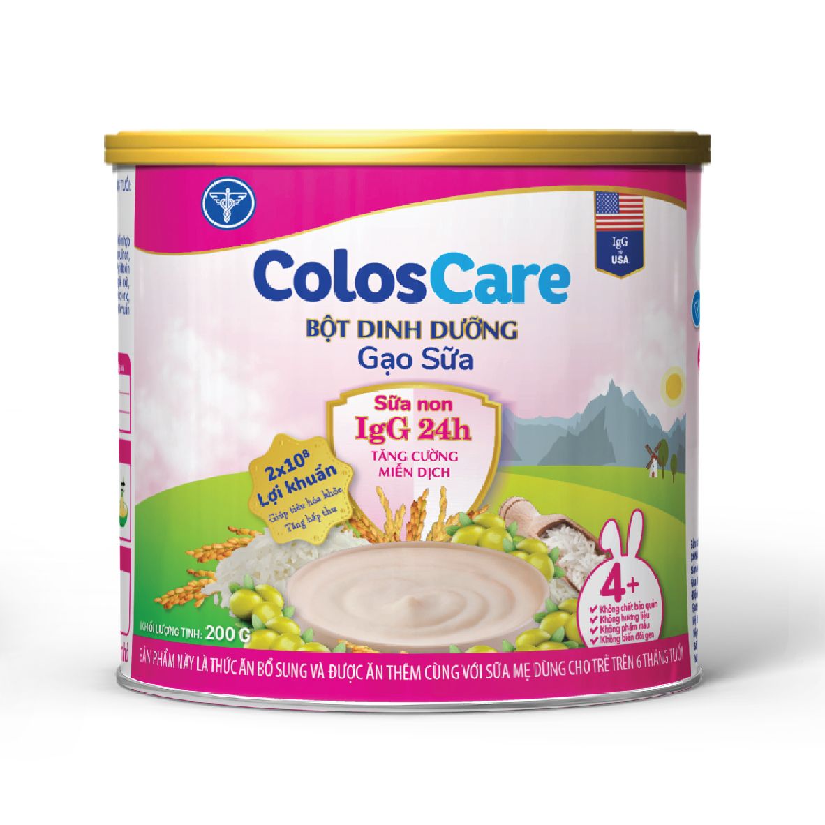 Bột Ăn Dặm ColosCare Gạo Sữa