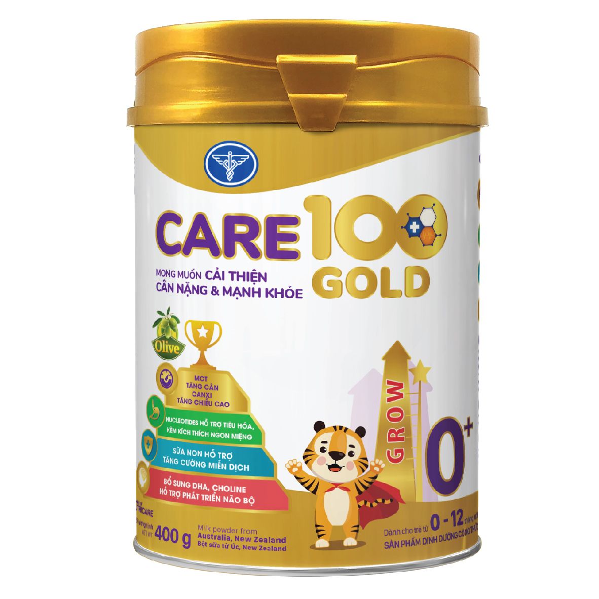  SỮA BỘT CARE 100 GOLD GROW 0+ 