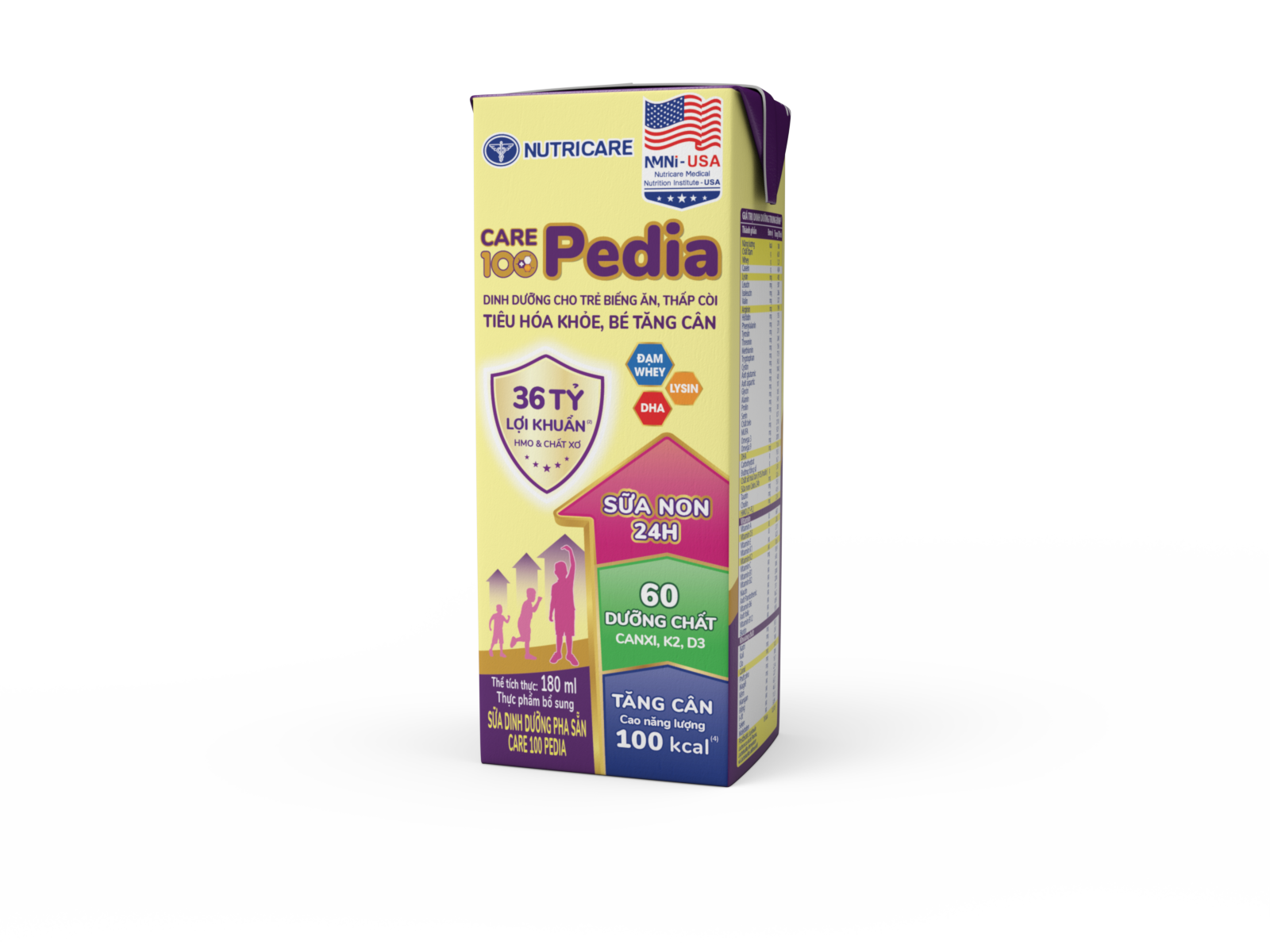 SỮA BỘT PHA SẴN CARE 100 PEDIA