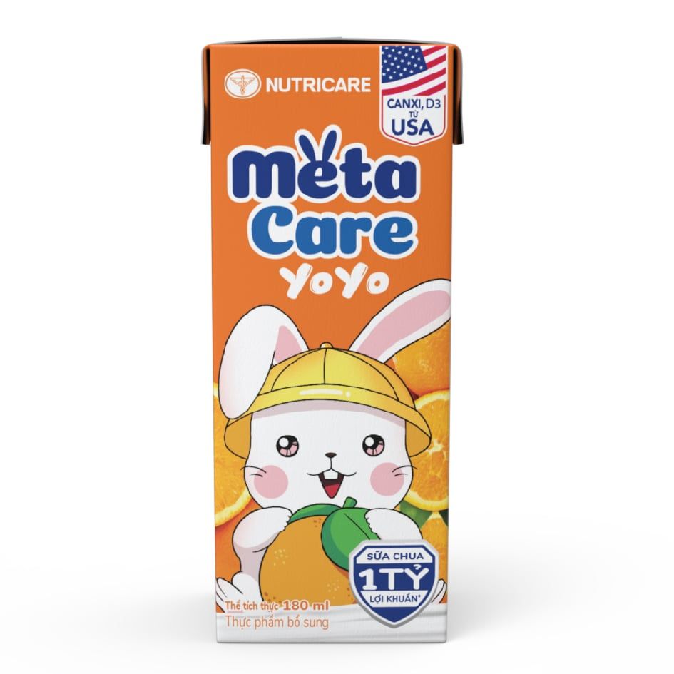 Sữa Chua Uống METACARE YOYO Hương Cam