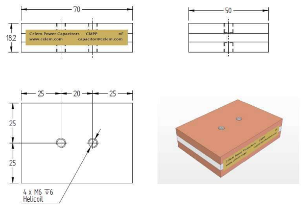 CMPP Conduction-cooled capacitor