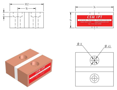 CSM IPT Conduction-cooled capacitor