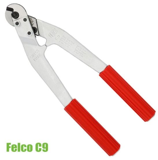 Kéo cắt cáp thép FELCO C9, đường kính tới 9mm, dùng 2 tay