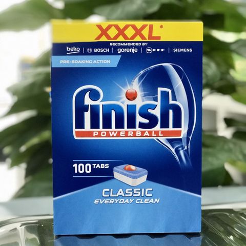 HỘP VIÊN RỬA BÁT FINISH CLASSIC 100 VIÊN