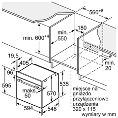 Lò nướng âm Bosch HBA534EB0