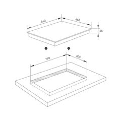 Bếp kết hợp điện từ Malloca MH-03IRA