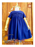  Sapphire pure linen dress 