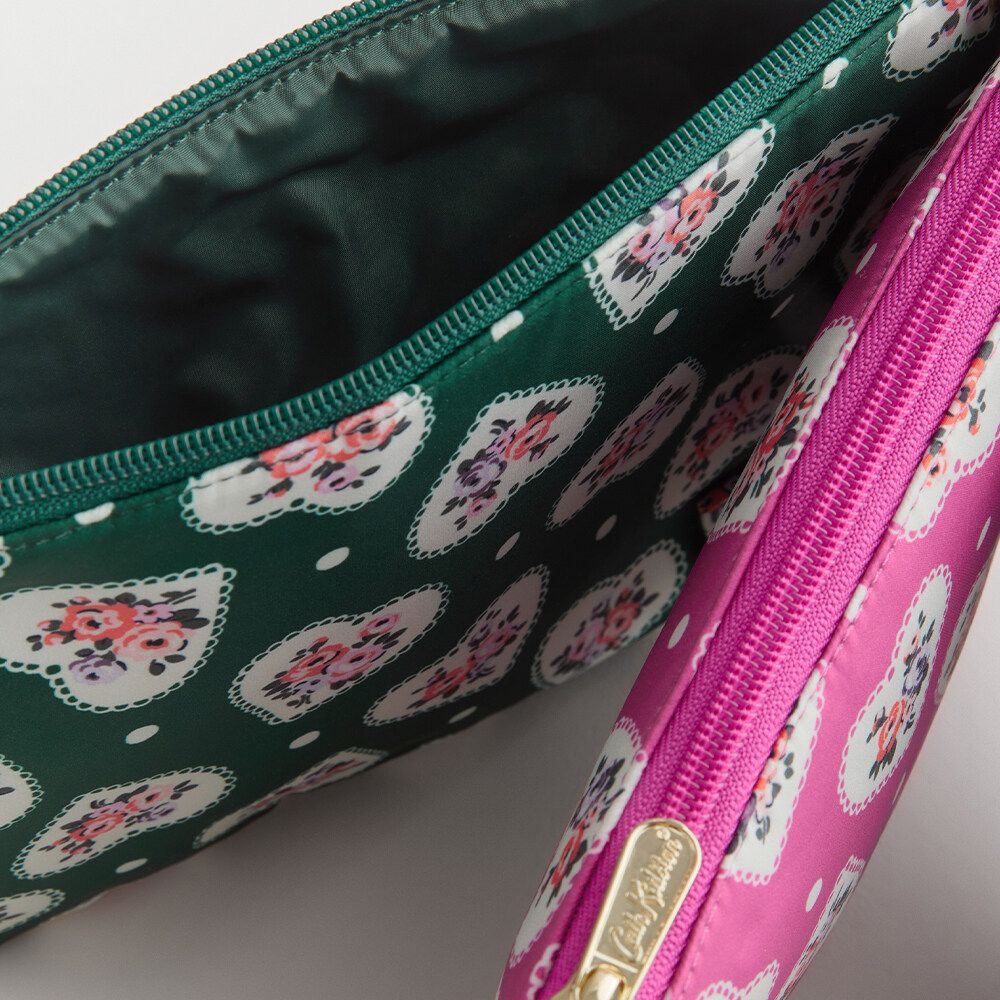 Ví/Pouches - Lace Hearts - Green - B98687