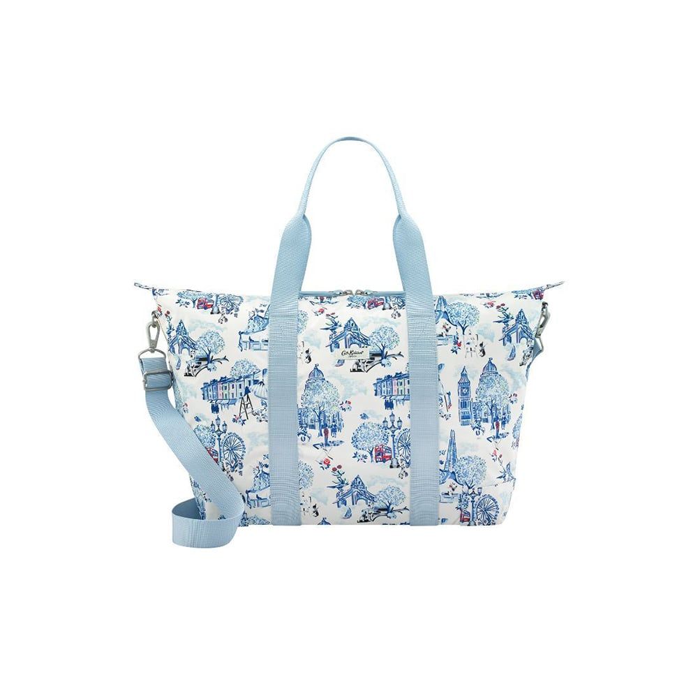 Túi du lịch xếp gọn/Foldaway Overnight Bag - 30 Years London Toile