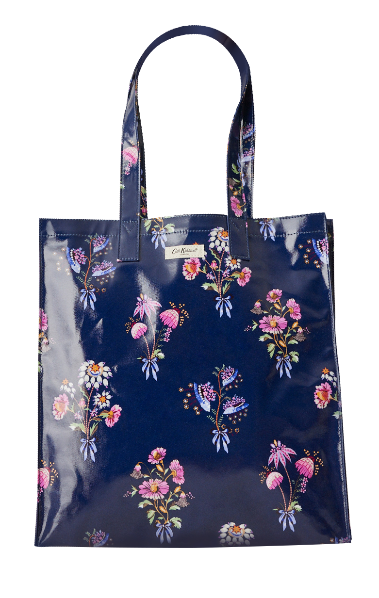 Túi đeo tay/Large Bookbag - Friendship Bunch - Xanh Navy