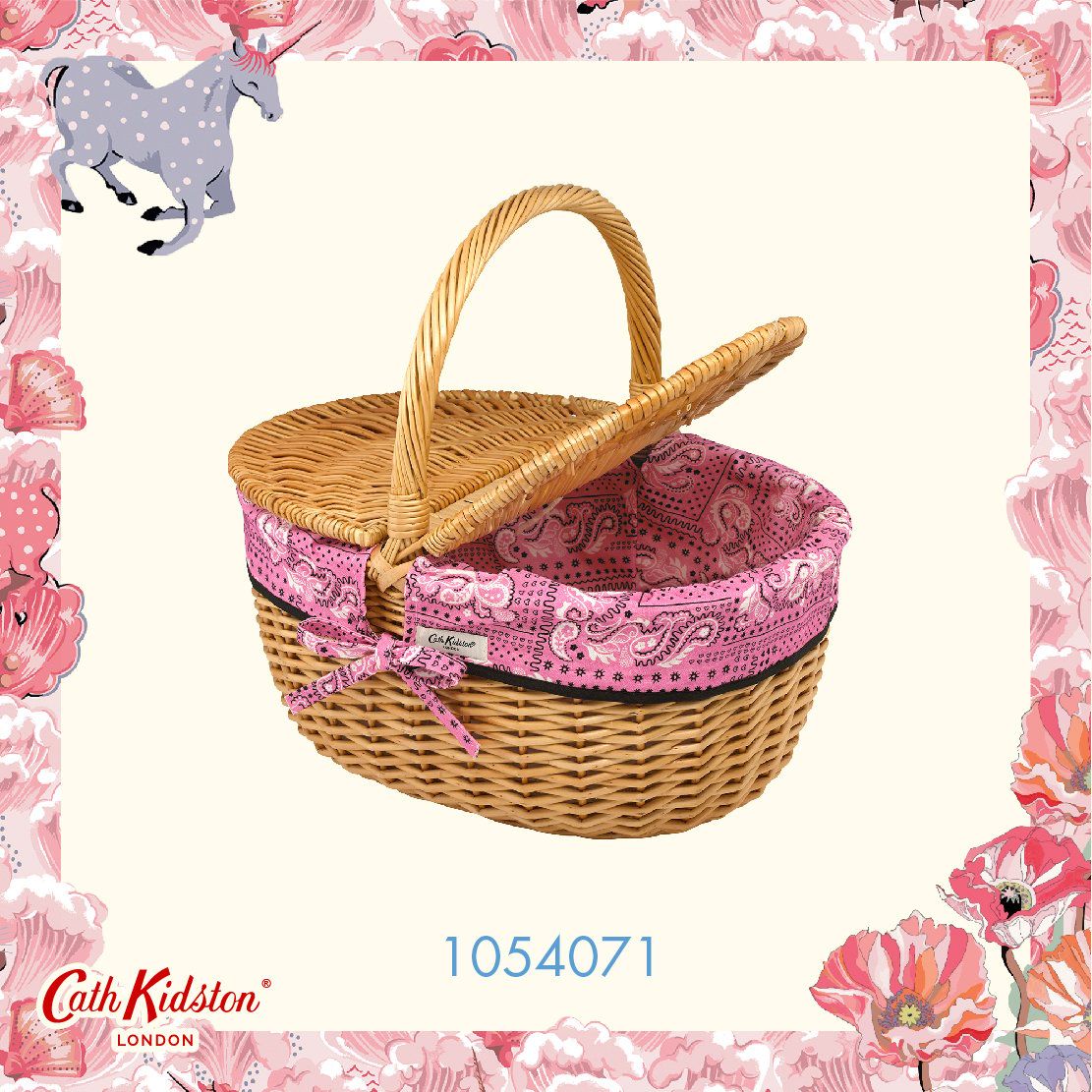Túi /Dorothy Basket - Bandana - Pink