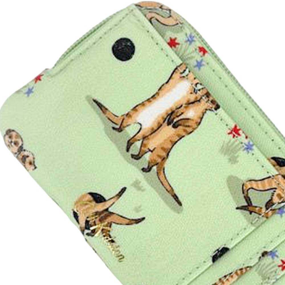 Ví ngắn/Card & Coin Purse - Meerkats - Xanh Lá