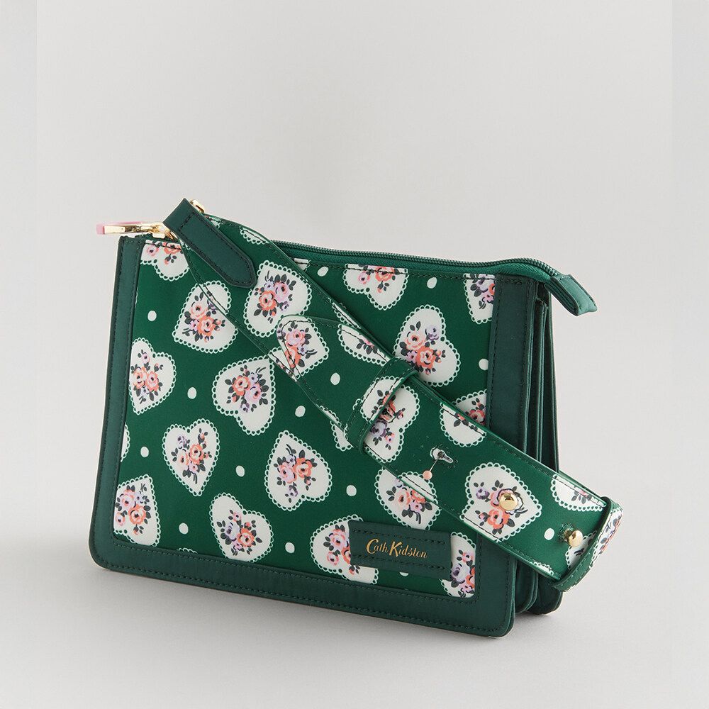 Túi đeo chéo/Crossbody - Lace Hearts - Green - B62338