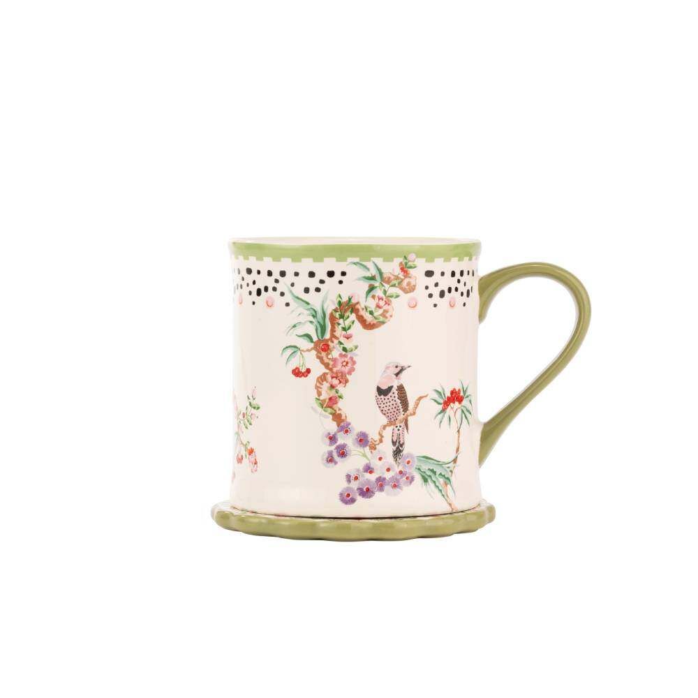 Ly cốc/Mugs - Spring Birds - Cream - CKSPMUGCST