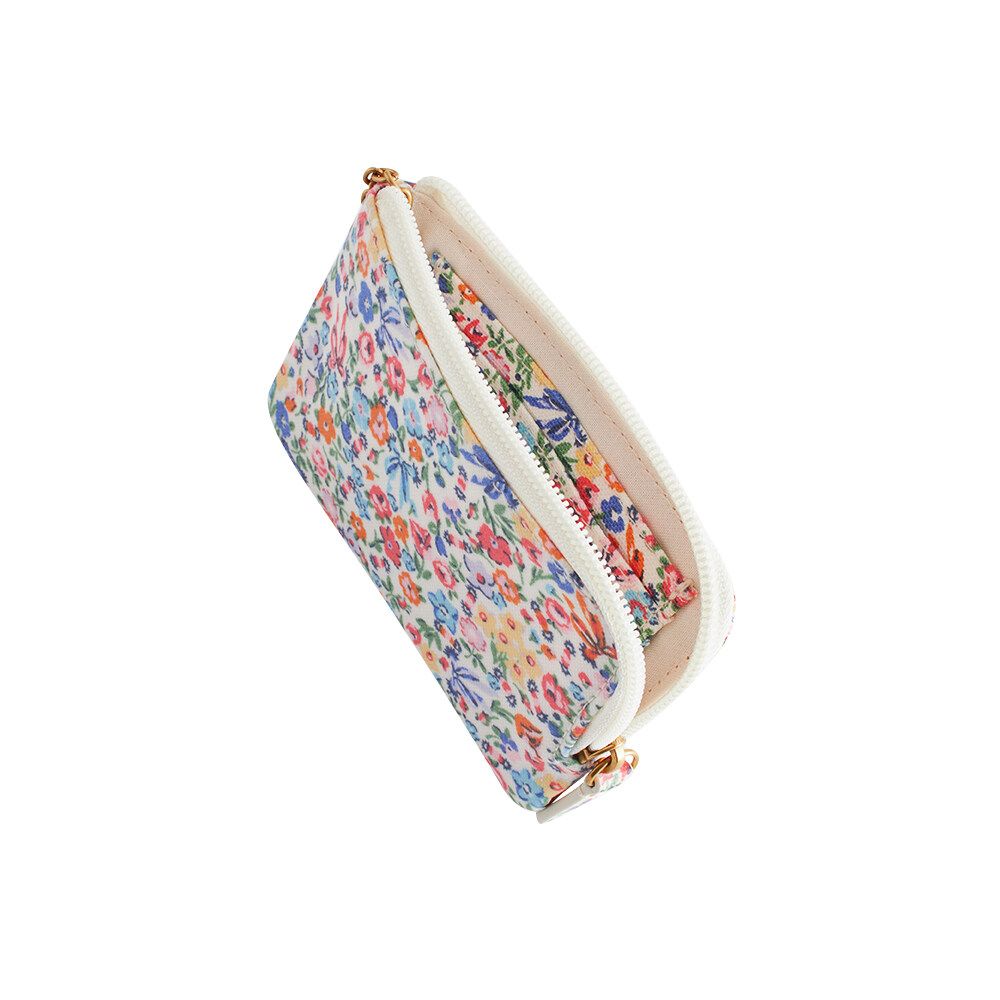 Ví ngắn/Card & Coin Purse - Harmony Ditsy - Xanh và vàng