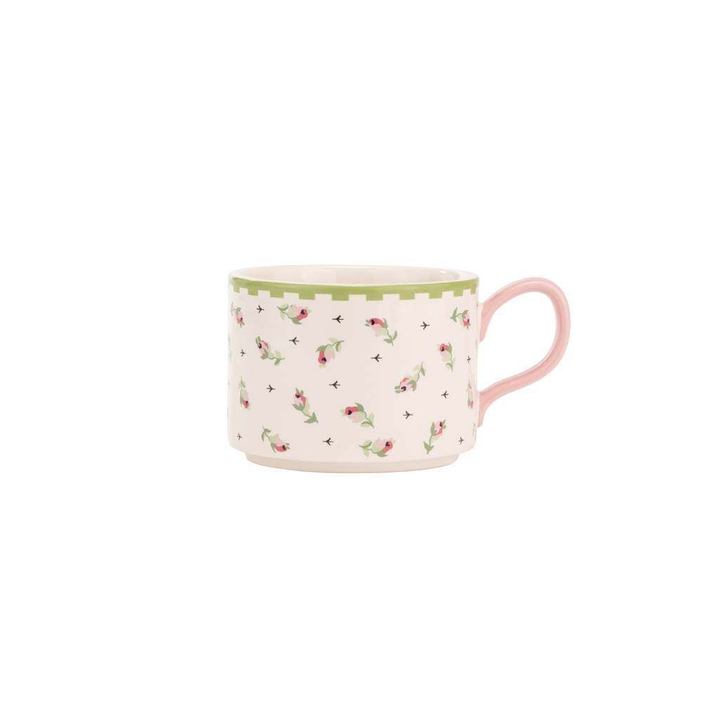 Bộ ấm trà và 2 ly/China Range - Spring Birds - Cream - CKSPTEAFORTWO