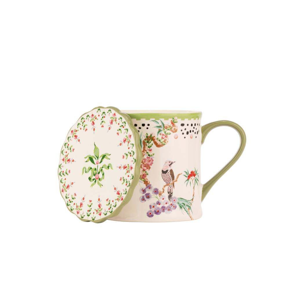 Ly cốc/Mugs - Spring Birds - Cream - CKSPMUGCST