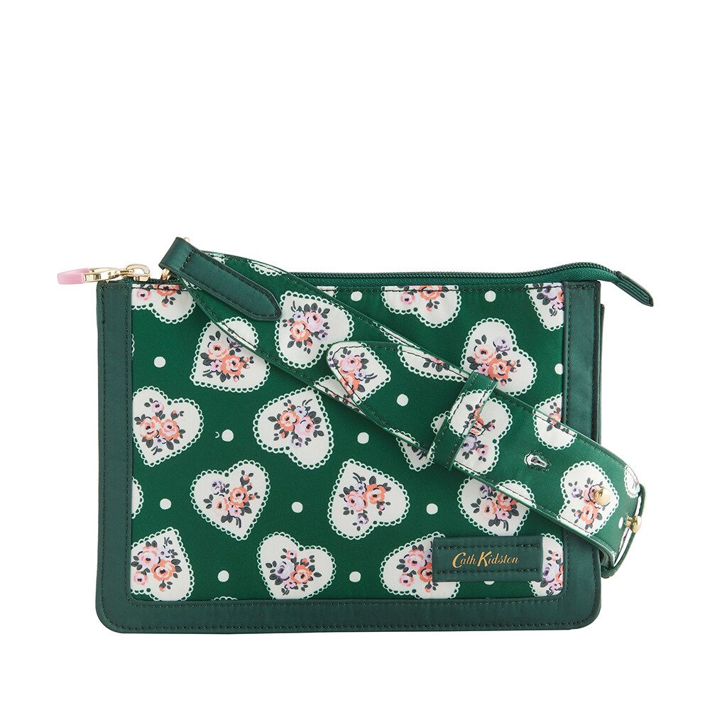Túi đeo chéo/Crossbody - Lace Hearts - Green - B62338