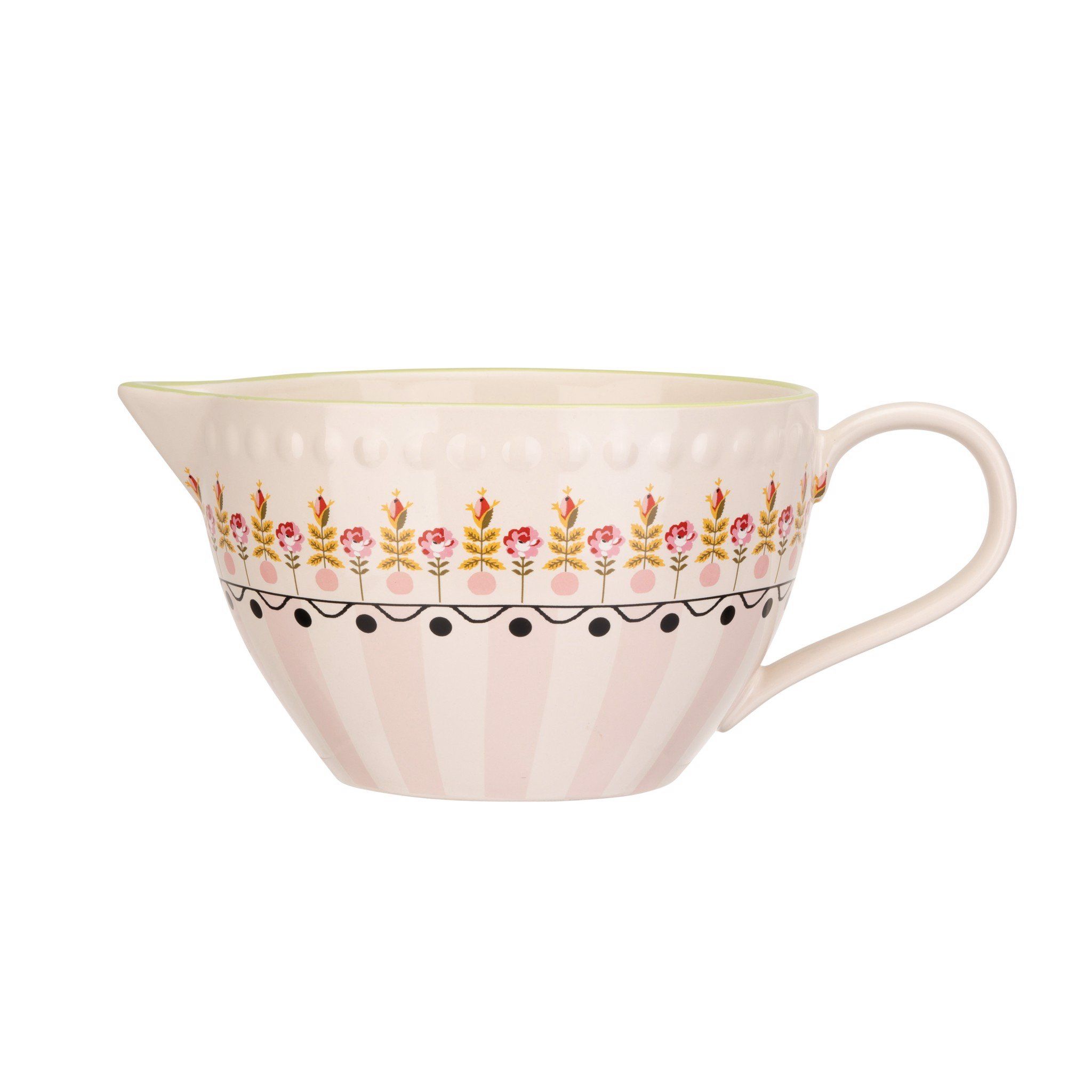 Tô/Bát/Picnic - Painted Table Ceramic Batter Jug - Multi