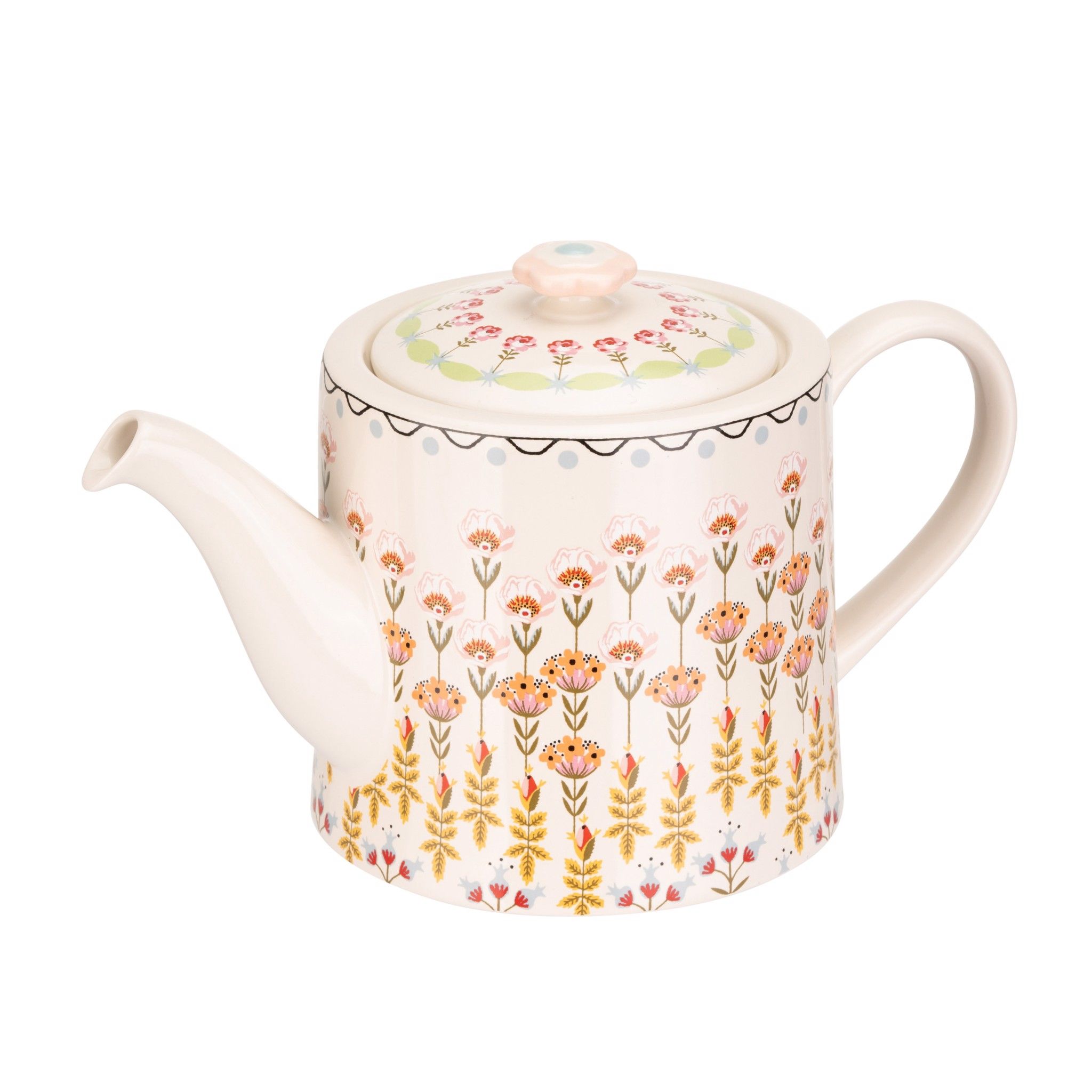  Ấm trà 1 lít/China Range - Painted Table Teapot 1 Litre - Multi 