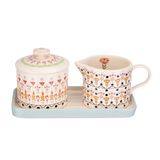  Bộ bình đựng đường & sữa/China Range - Painted Table Ceramic Sugar & Milk Jug Set - Multi 