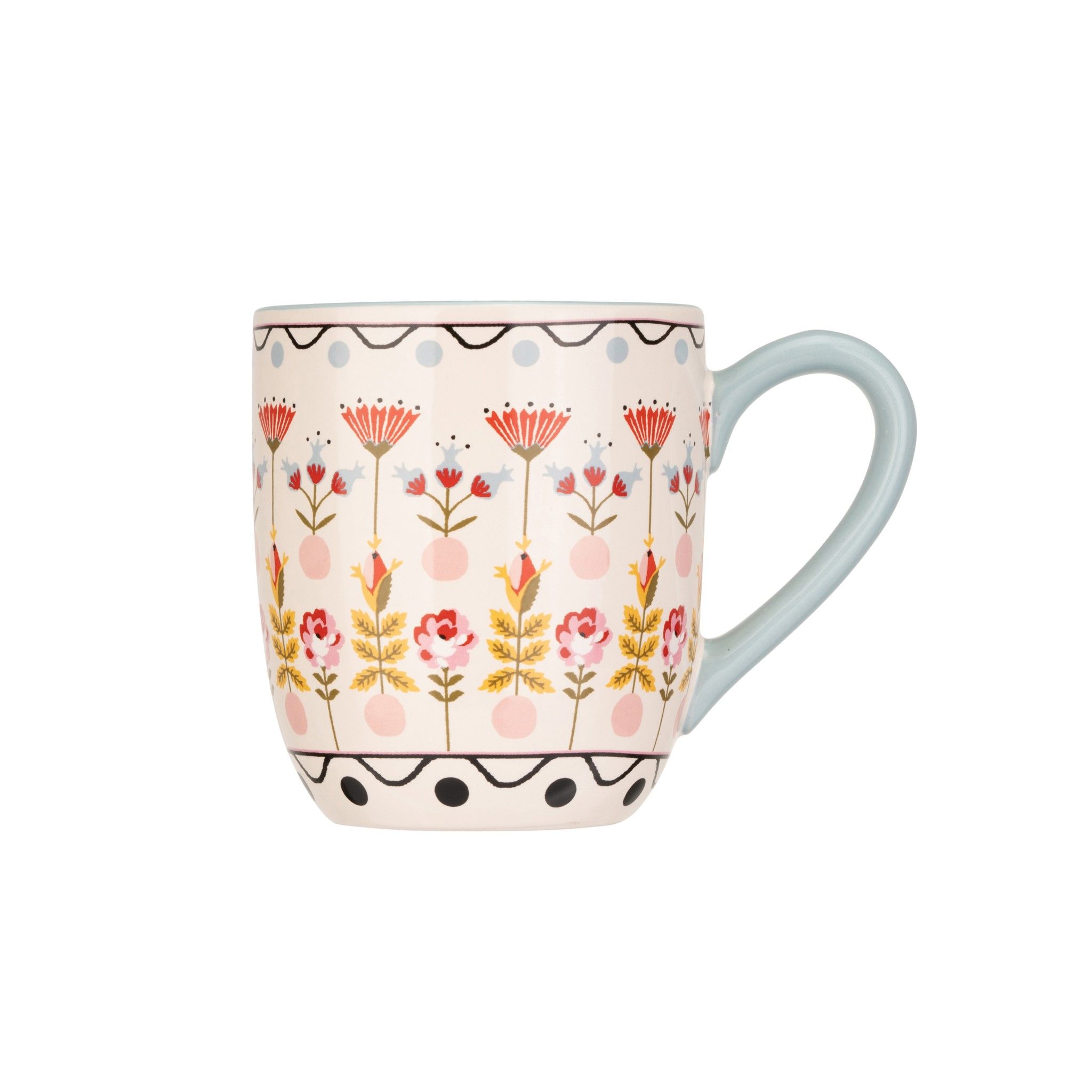Ly/Mugs - Painted Table Breakfast - Blue