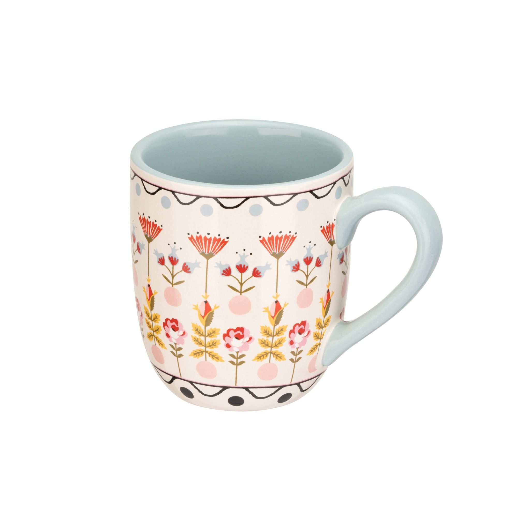 Ly/Mugs - Painted Table Breakfast - Blue