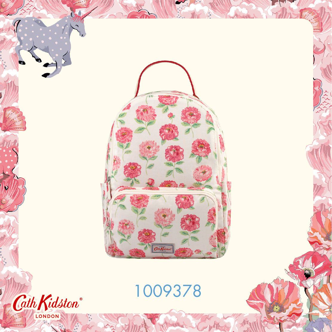 Ba lô đi học/đi làm/Pocket Backpack - Dahlia - Cream