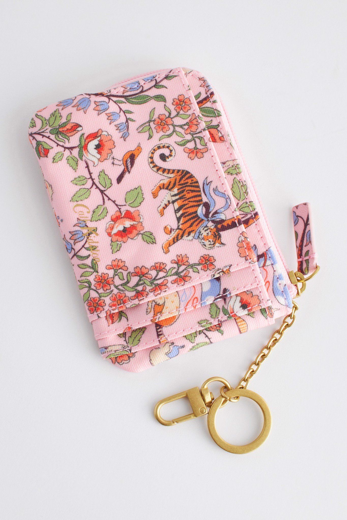 Ví ngắn/Card & Coin Purse - Flowers & Friends - Hồng