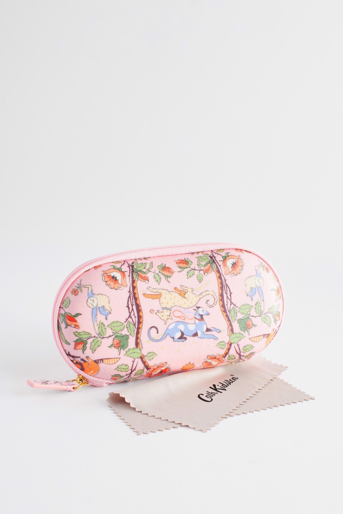 Hộp đựng mắt kính/Glasses Case - Flowers & Friends - Hồng