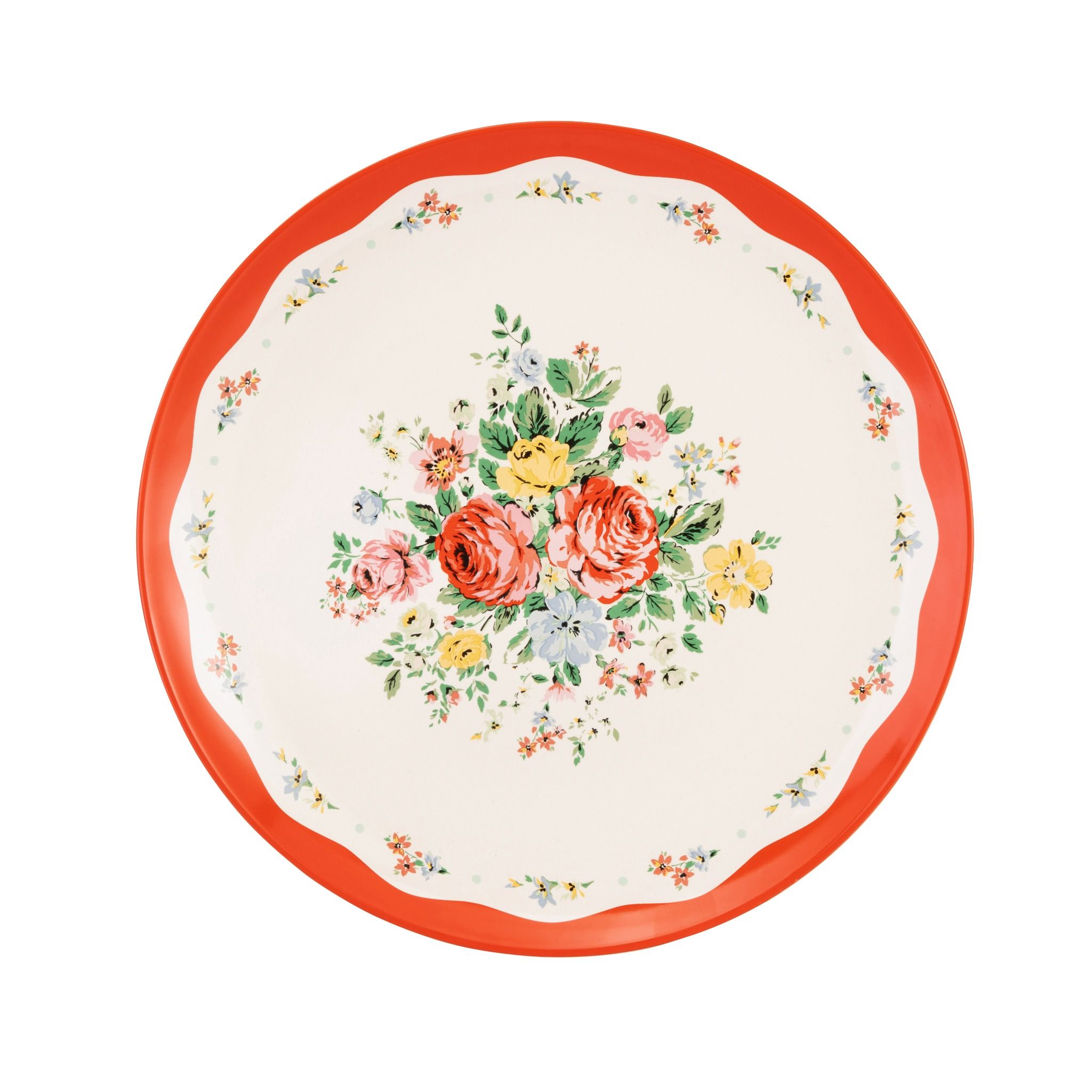  Dĩa/CKFHDINPLATE - HAMPSTEAD ROSE - RED 