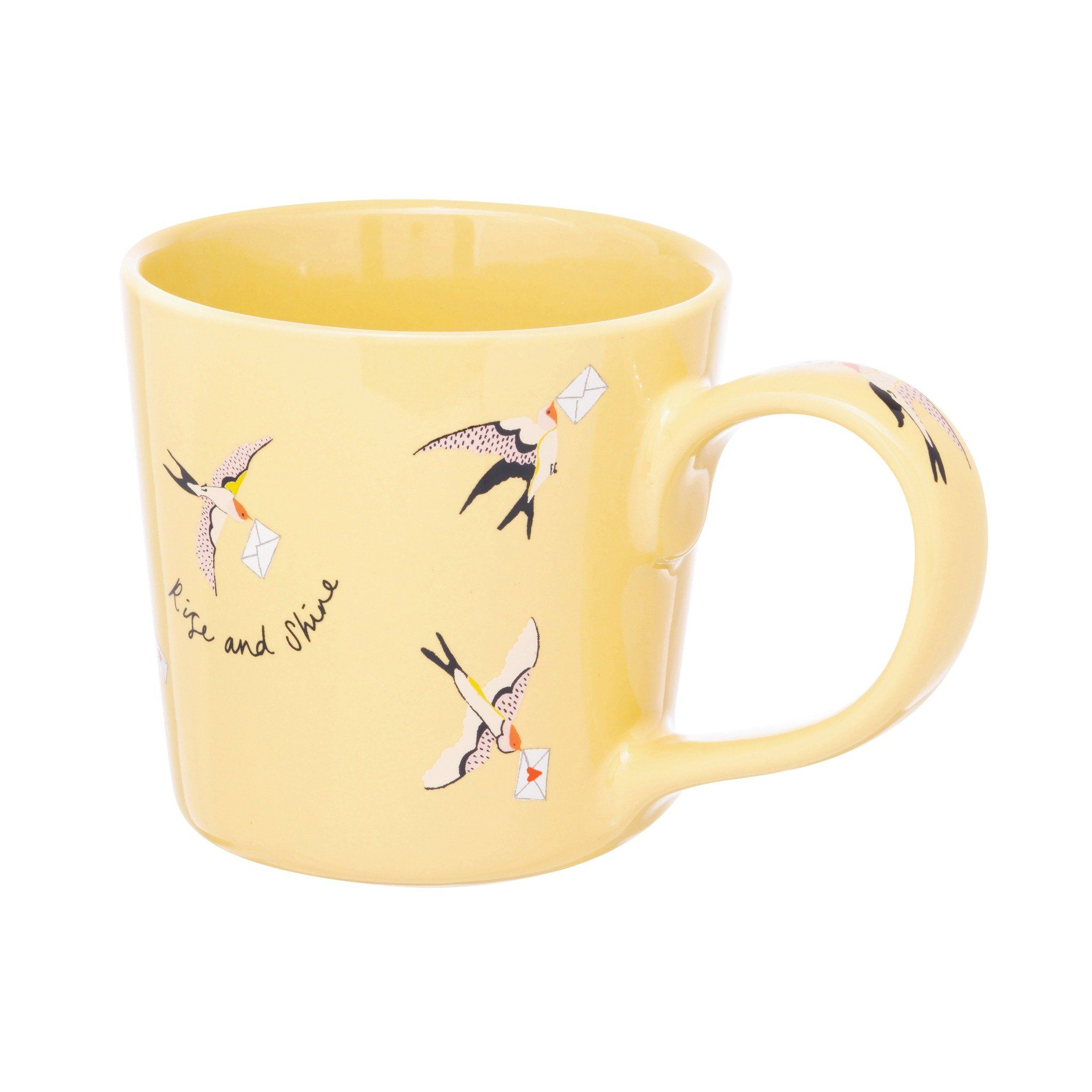 Ly/Mugs - LOVE BIRDS - YELLOW - CKLBYLWDOLMUG