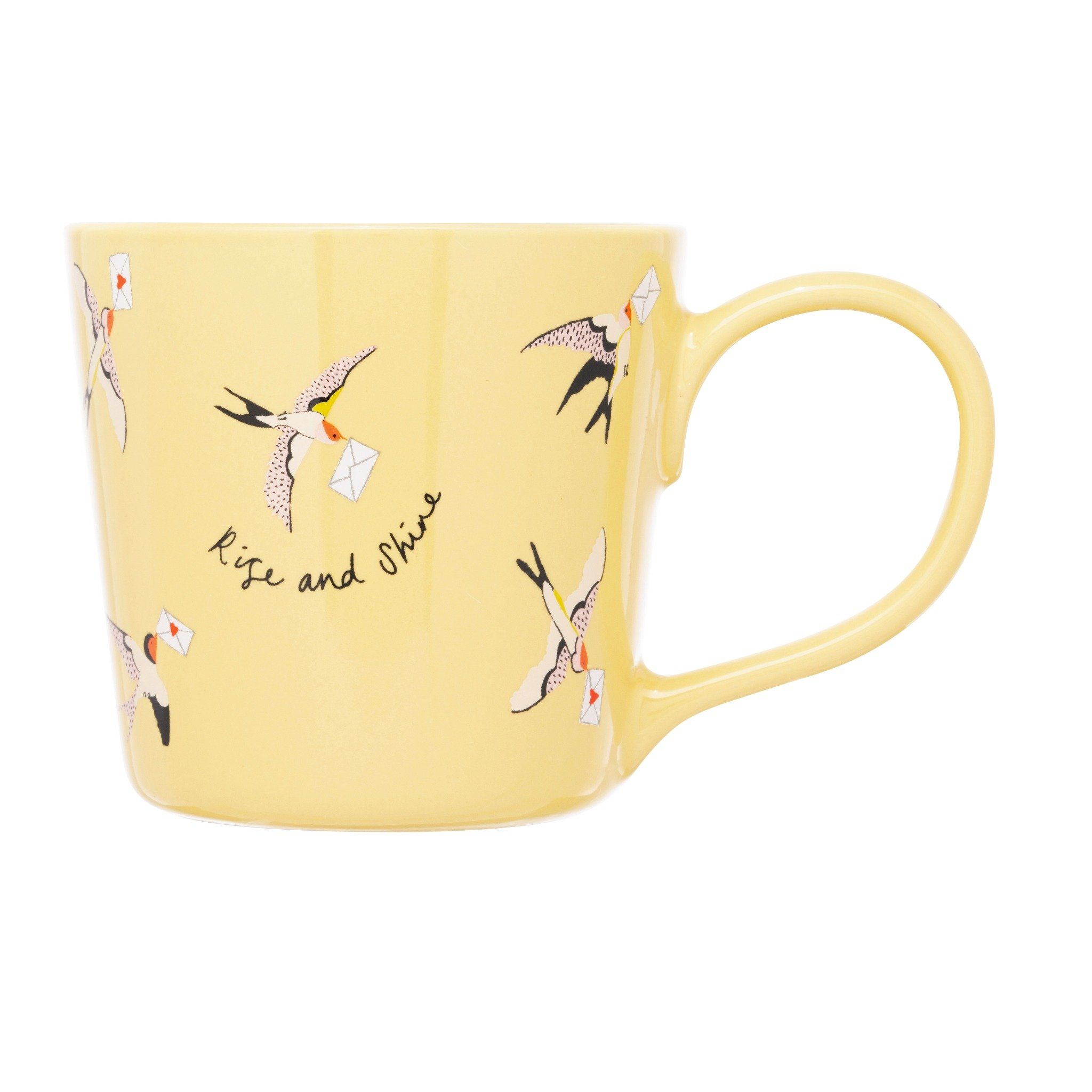Ly/Mugs - LOVE BIRDS - YELLOW - CKLBYLWDOLMUG