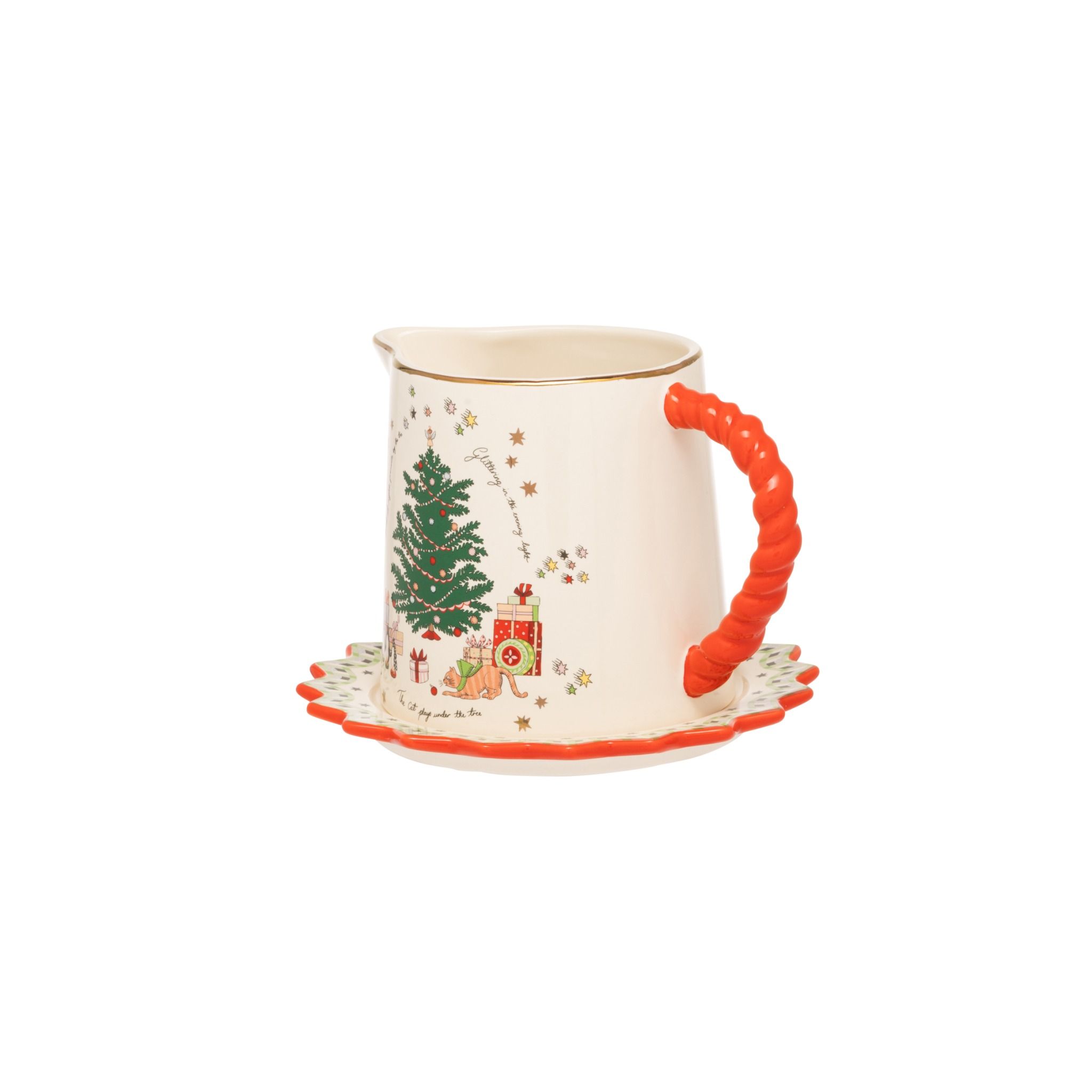 Bộ ly và đĩa/ Jug & Saucer Set Star Gravy