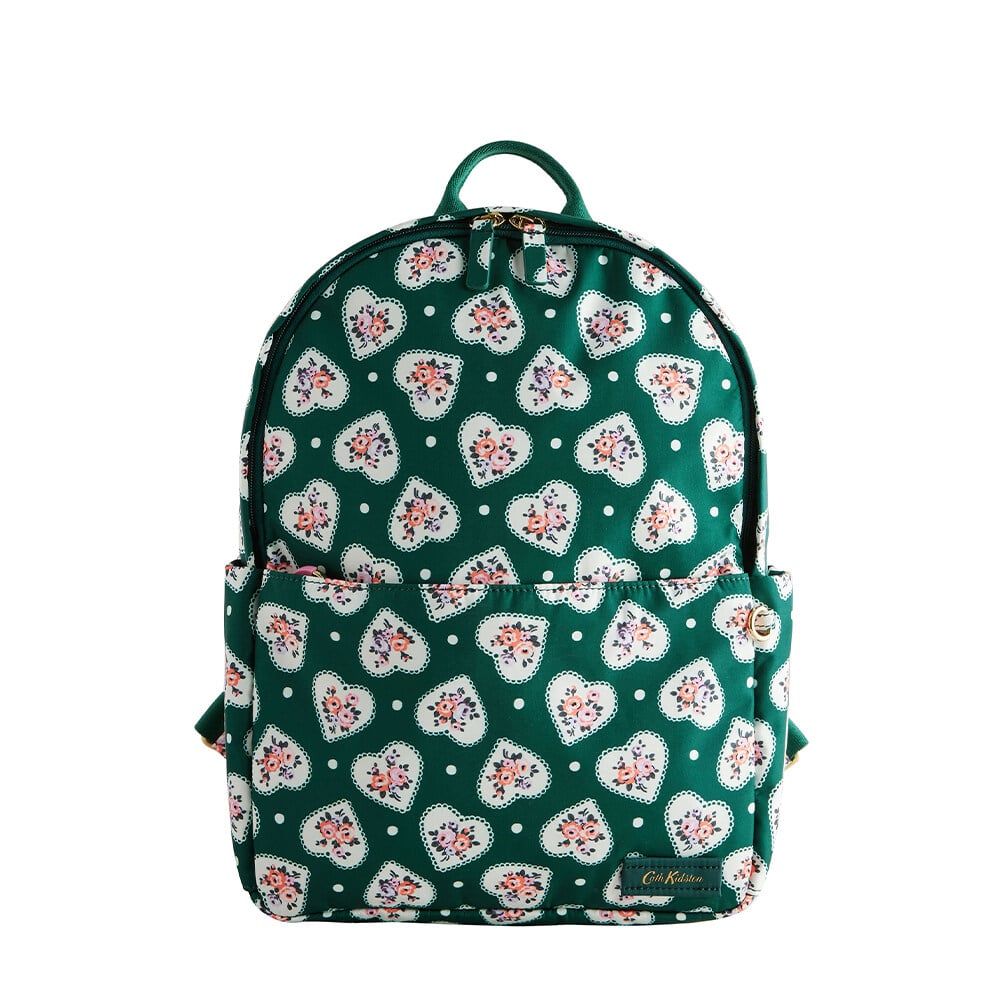 Balo đi học/đi làm/Backpack - Lace Hearts - Green - B85887