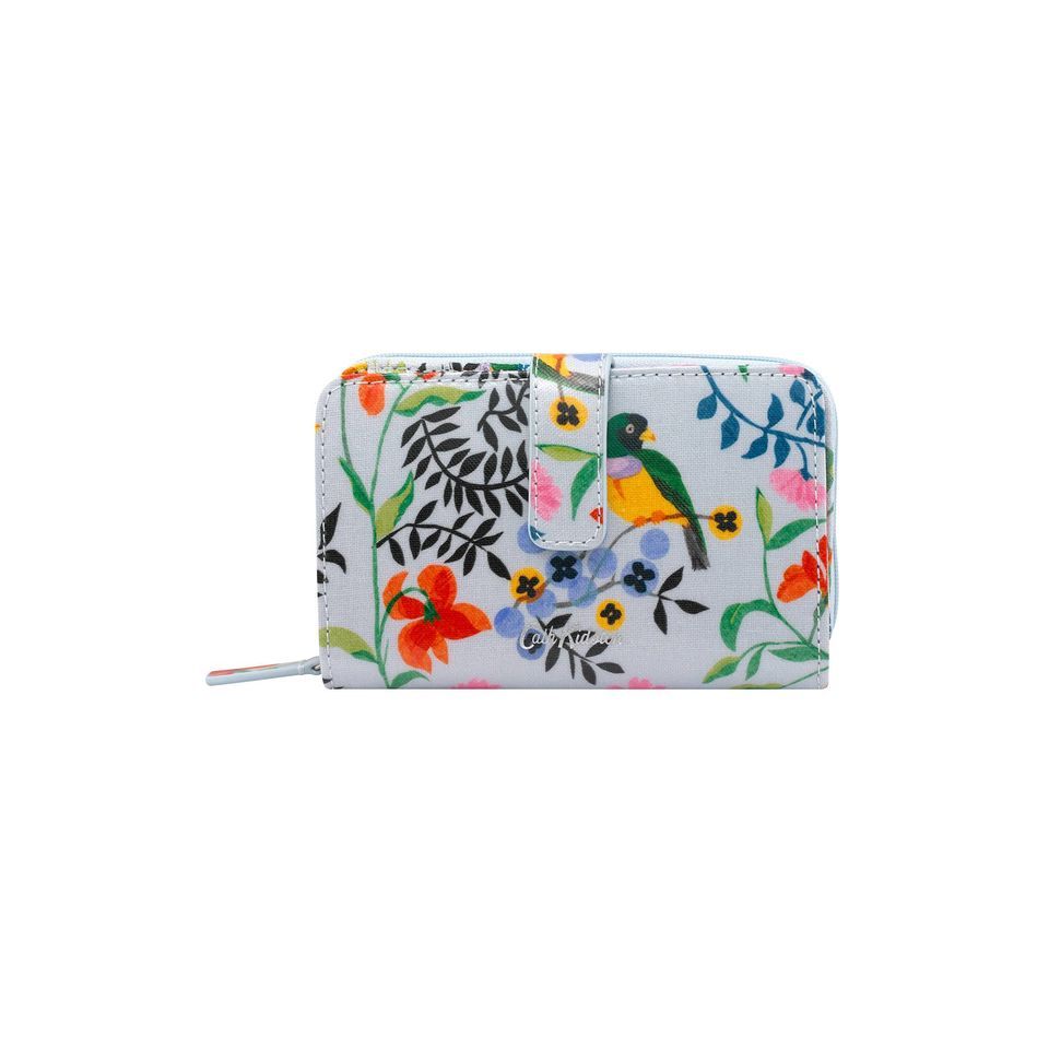Ví gập/Folded Zip Wallet - Paper Birds
