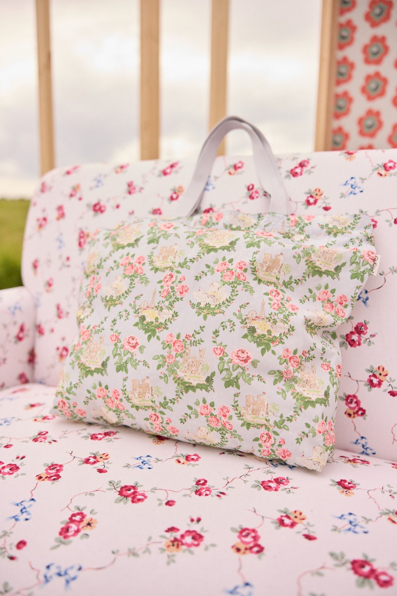 Túi Tote/Shopper Bags - Large Foldaway Tote - English Rose - 291009
