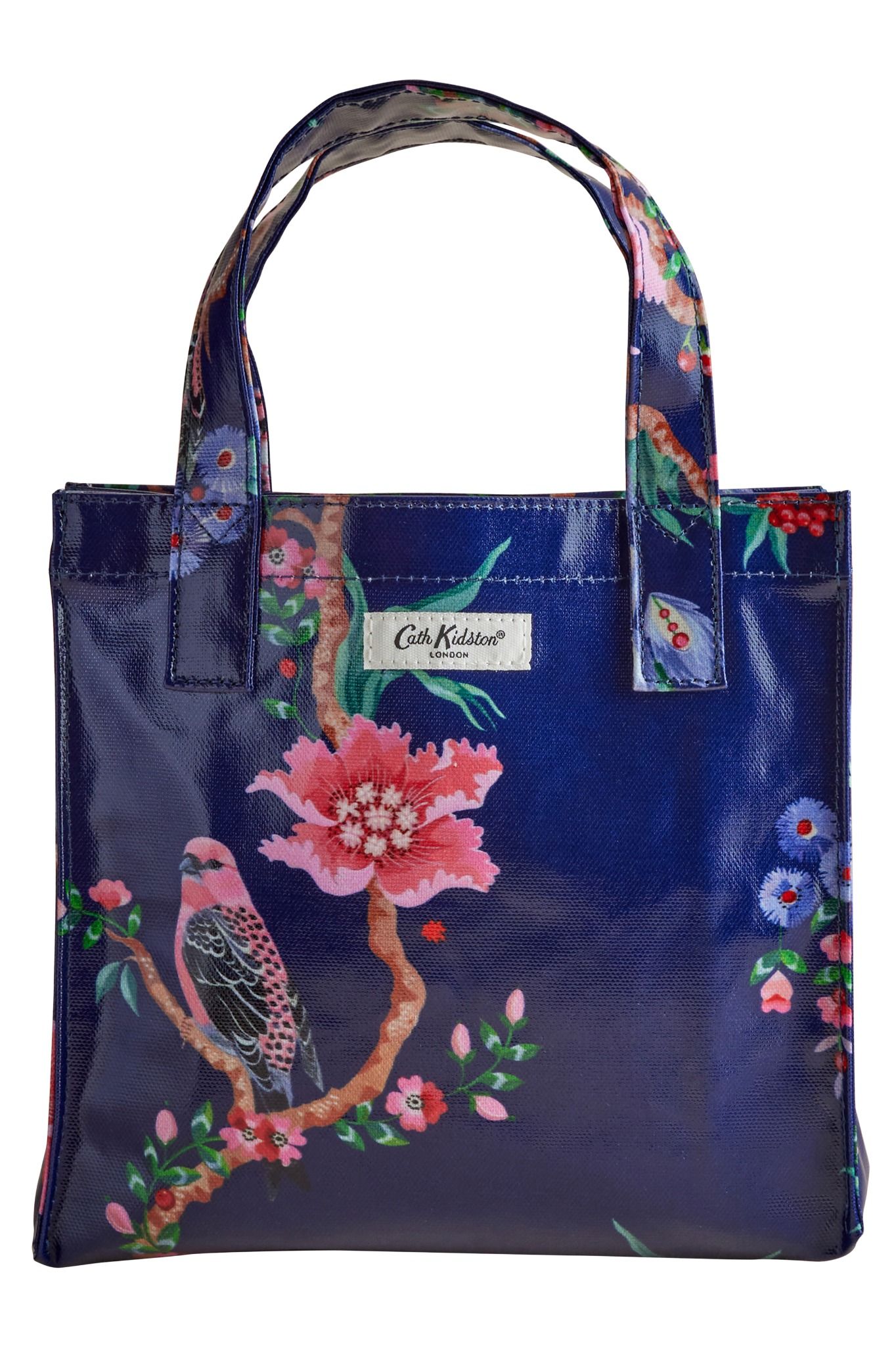 Túi đeo tay/Bookbag - Birds - Navy - AA4013