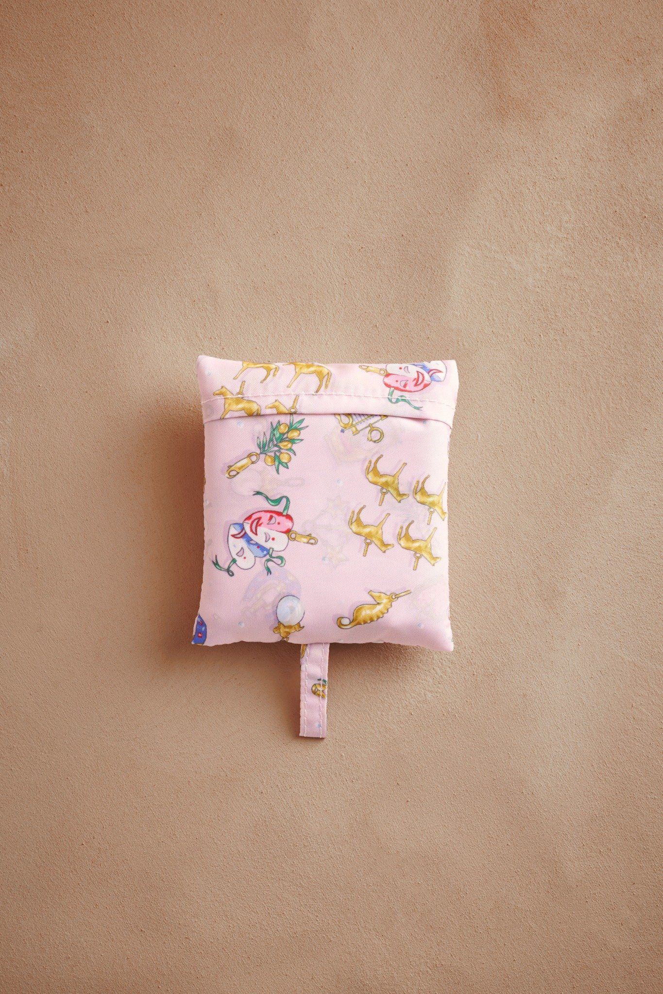 Túi đeo vai xếp gọn/Shopper - Charmed - Pink - AA4593