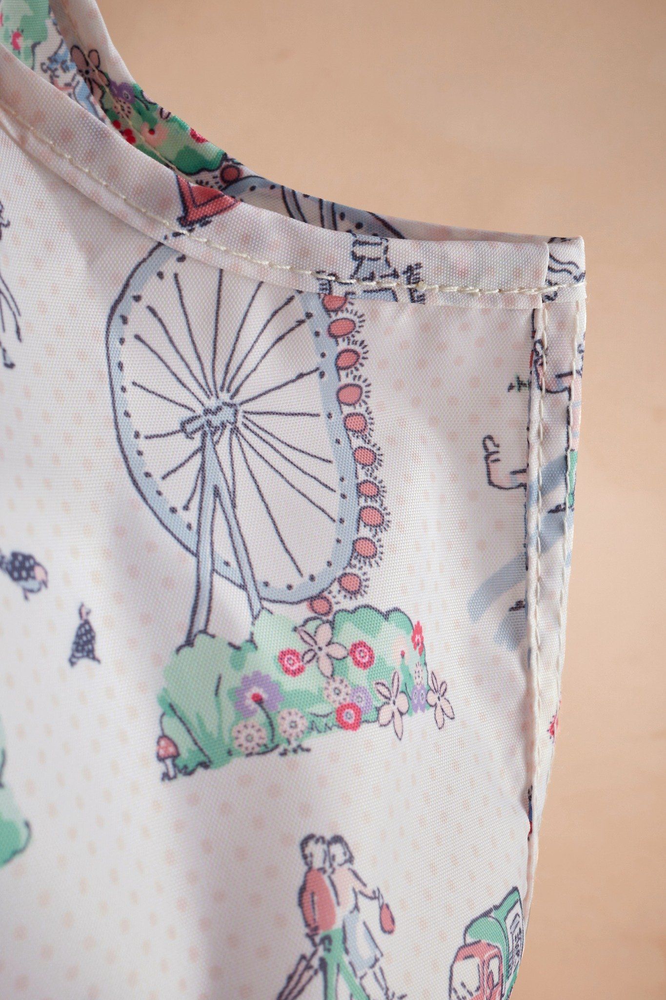 Túi đeo vai/Shopper - Lovely London - Ecru - AA4602